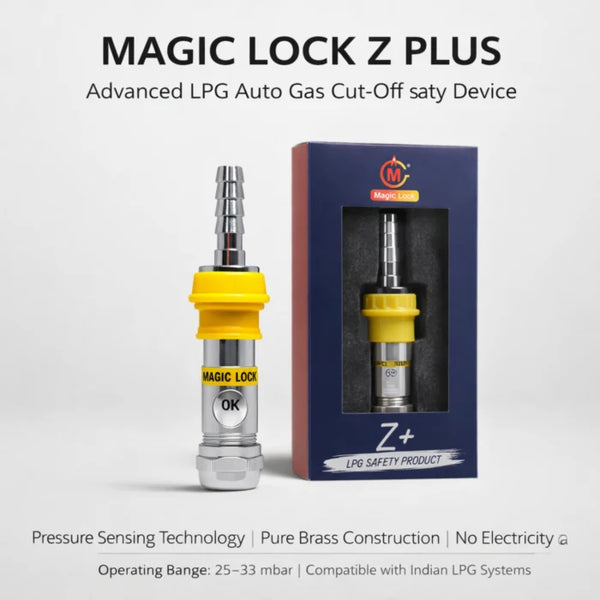 Z Plus - LPG Gas Safety Device Auto Gas Cut-Off Technology