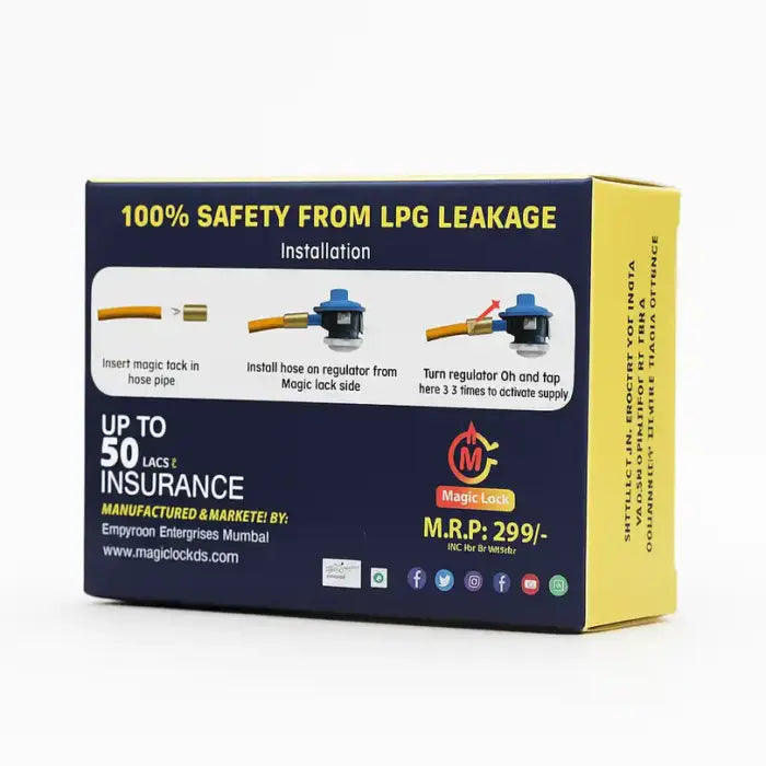 MAGICLOCK™ - Nano – Auto Gas leak Cut Off Technology